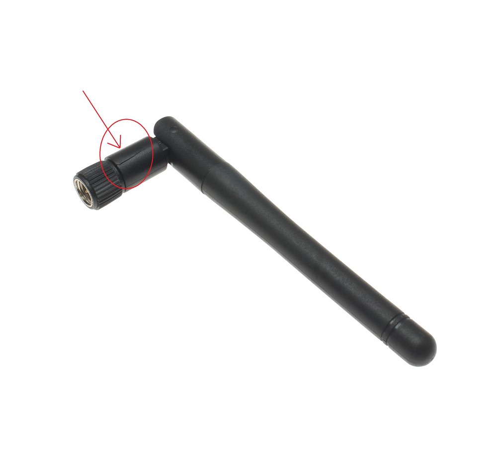 ANTENNA WIFI 2DB MALE 10CM