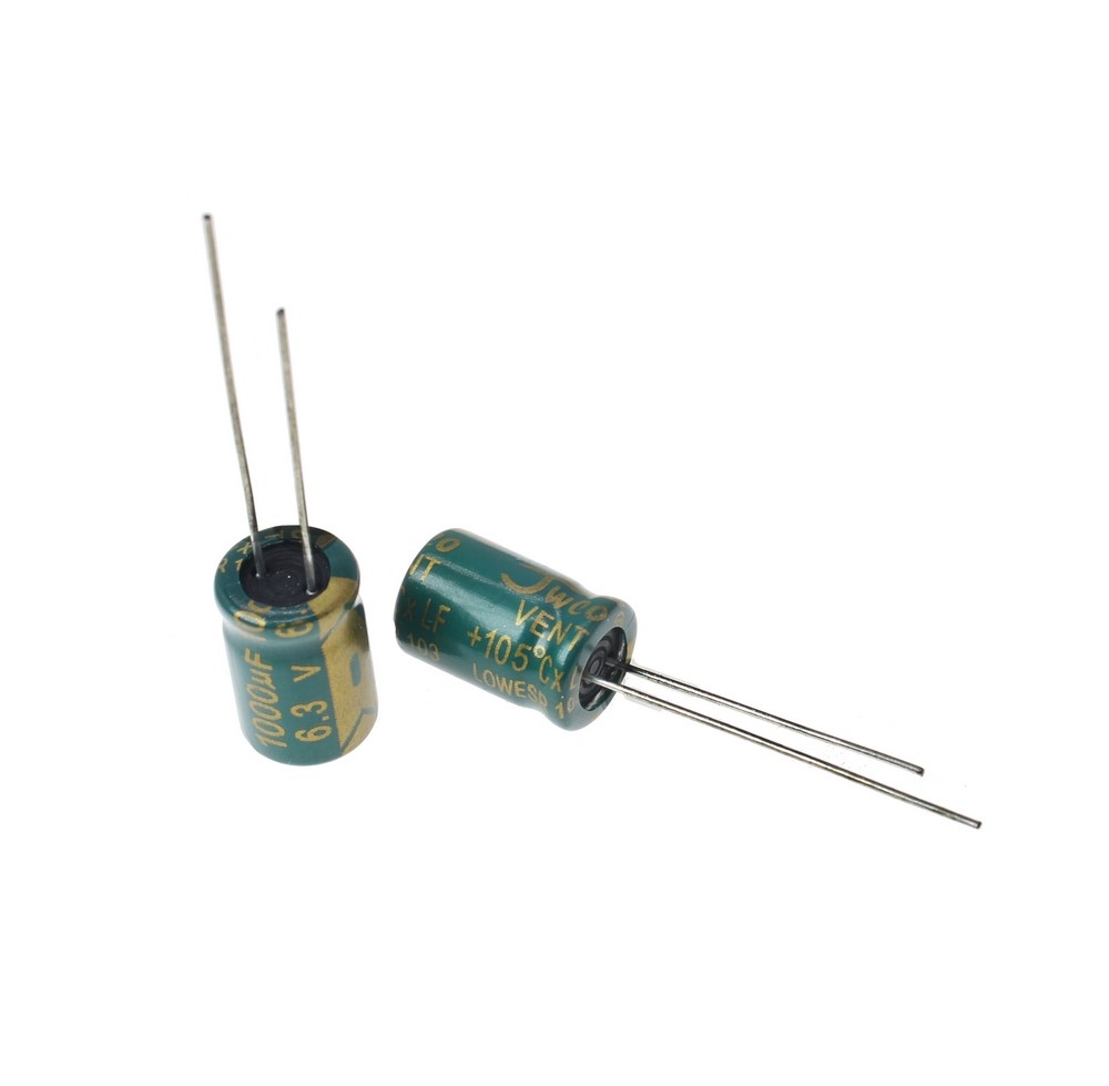 1000UF 6.3V-8*12-105C-GREEN
