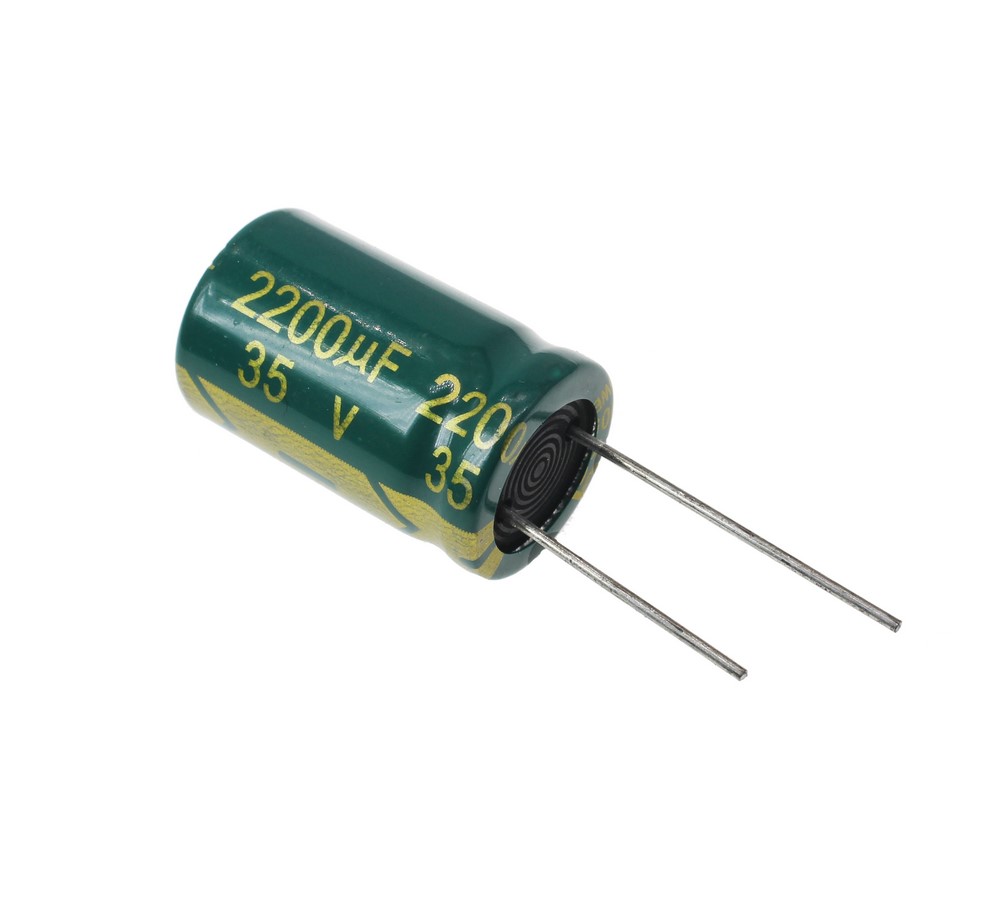 2200UF/35V-16X25-105C-BLACK