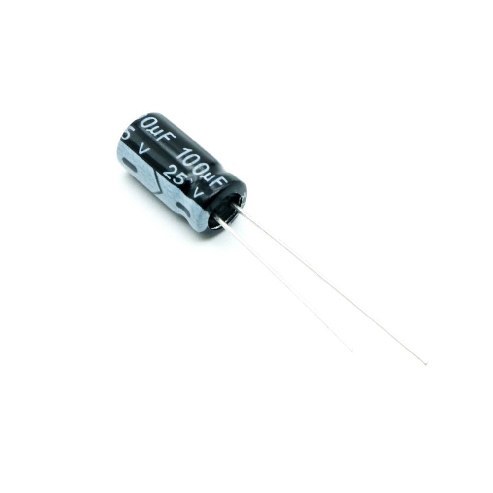 100UF 25V-6.3*12-105C-BLACK