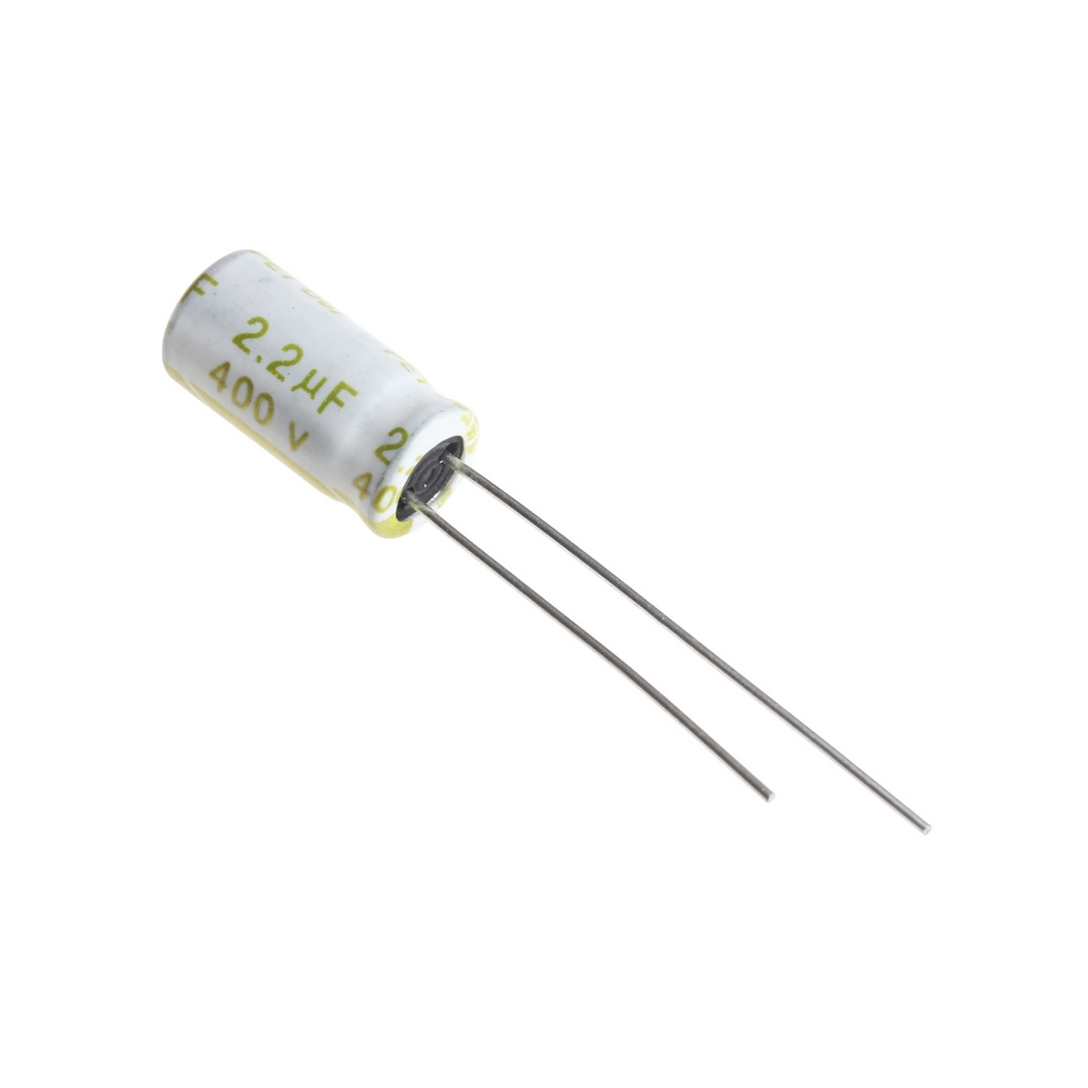 2.2UF 400V-6.3*12-105C-WHITE