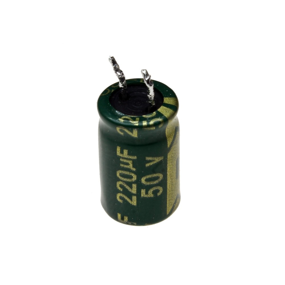 220UF/63V-10X17-105C-GREEN