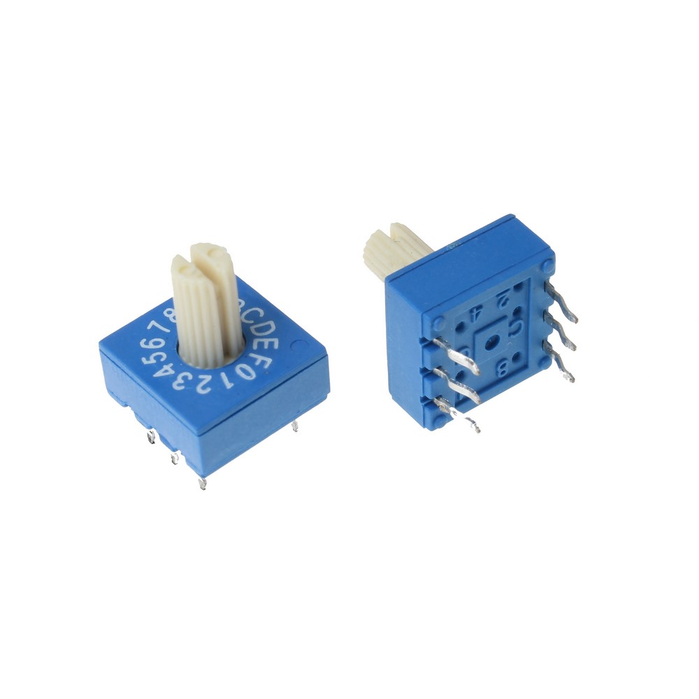 HEX ROTARY KNOB SWITCH 0-F 10*10