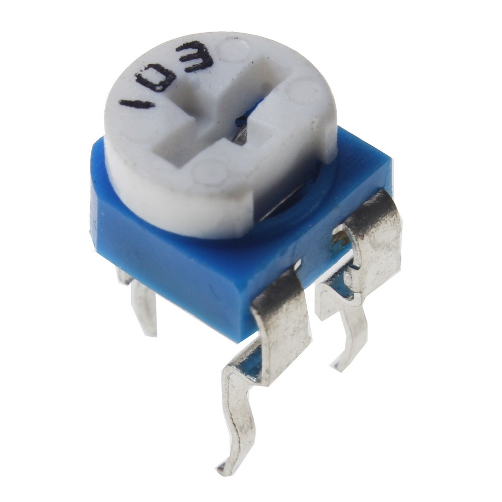 POTENTIOMETER 10KOHMS BLUE