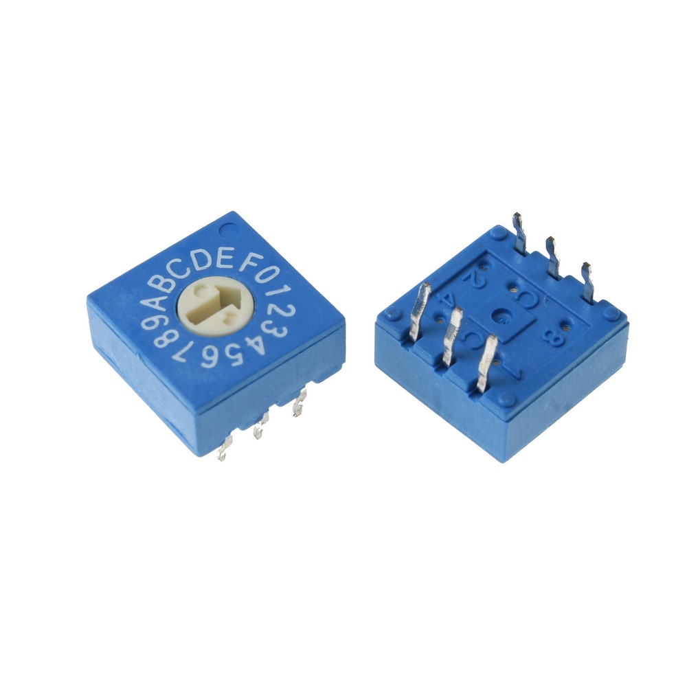 HEX ROTARY SWITCH 0-F 10*10