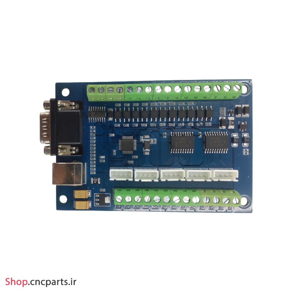 برد کنترلر cnc سی ان سی mach3 مچ تری 5 axis پنج محور USB blue board