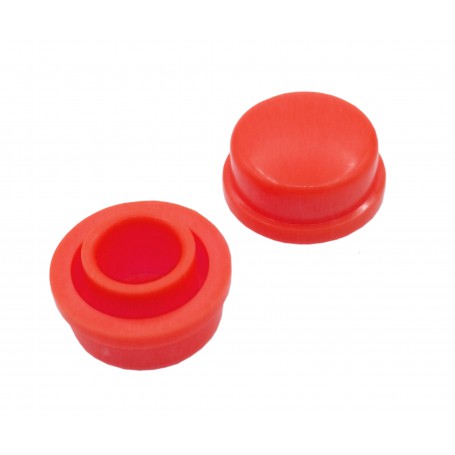 سرکلید تک سوئیچ 12x12 گرد مدل A105 رنگ قرمز
