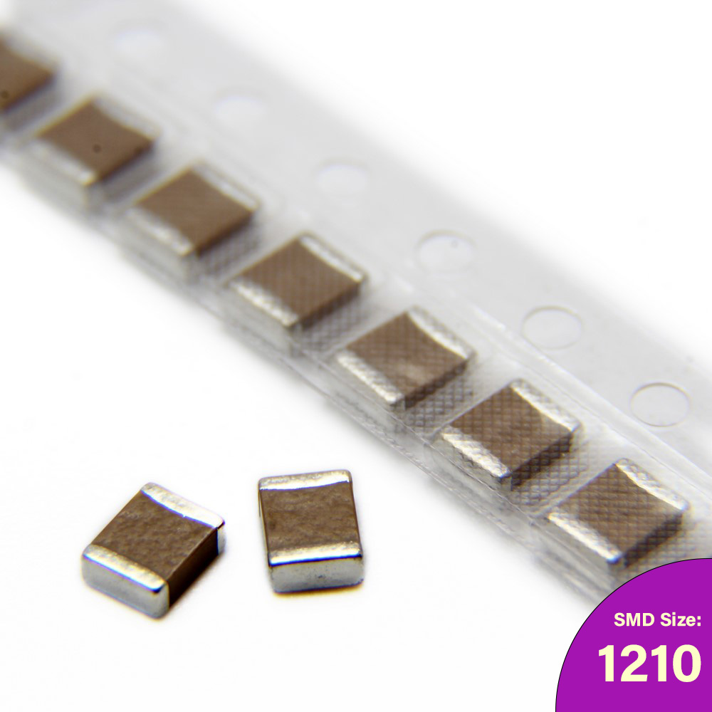 CAPACITOR 100NF 1210 X7R 50V 10% SMD
