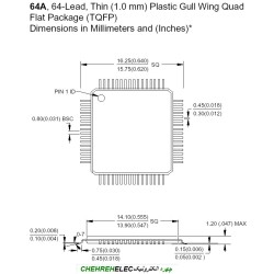(ATMEGA128L-8AU/ SMD(TQFP-64