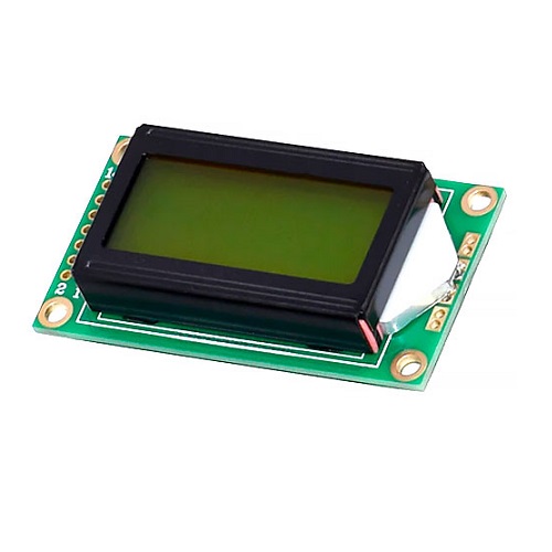 نمایشگر LCD کارکتری 8×2 با بک لایت سبز
