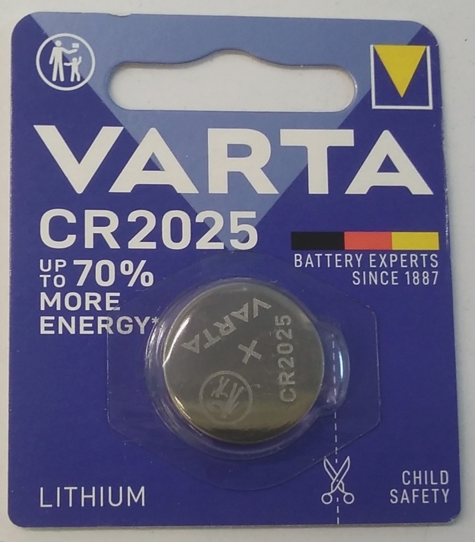 VARTA. 2025. LITHIUM. 3V وارتا سکه ای