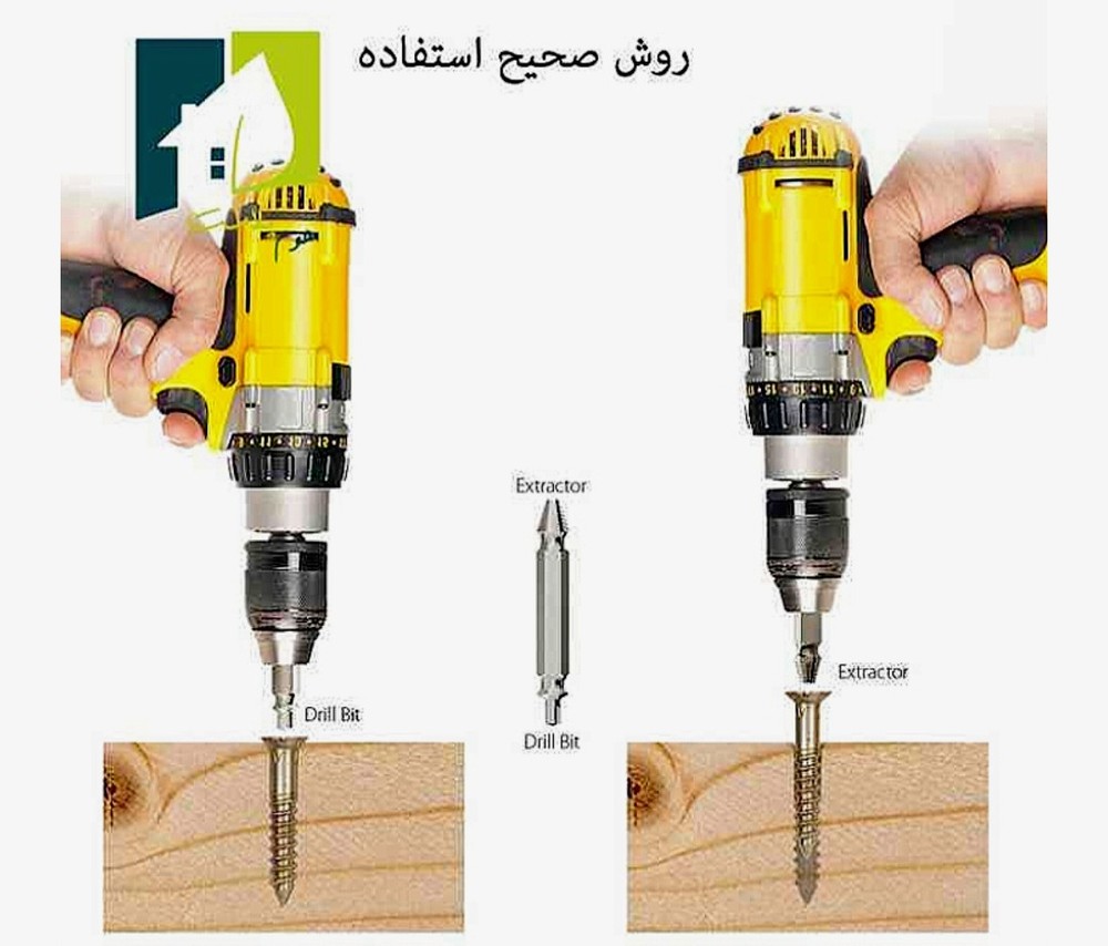 پیچ خراب باز کن 6 عددی انواع پیچ کیفیت خوب موجوده.