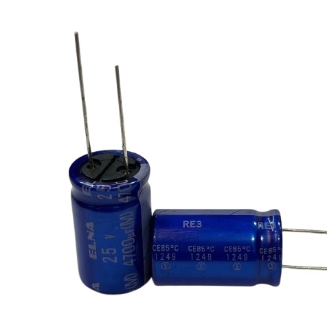 4700UF/25V مرغوب برند ELNA