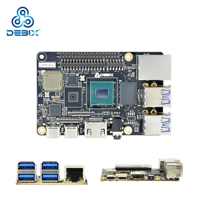 DEBIX Model A – برد کامپیوتر تک‌بردی صنعتی مبتنی بر پردازنده NXP i.MX 8M Plus با هوش مصنوعی 2.3 TOPS
