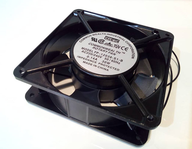 FAN 12×12-220V BL قطر 3.8cm