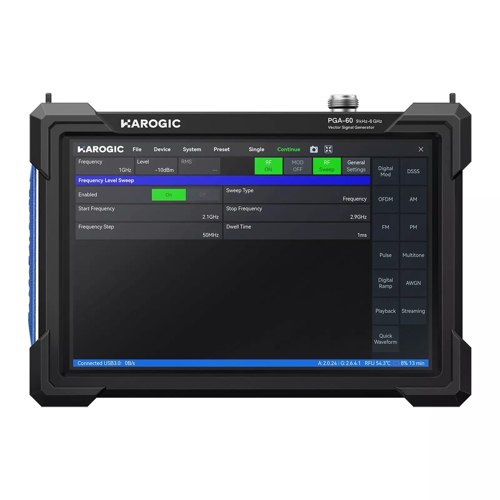 وکتور سیگنال ژنراتور Handheld VECTOR SIGNAL GENERATOR (PG series)