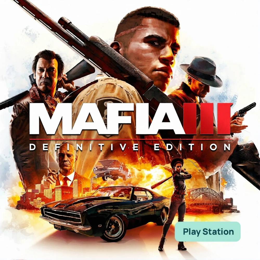 اکانت قانونی Mafia III: Definitive Edition برای PS4/PS5