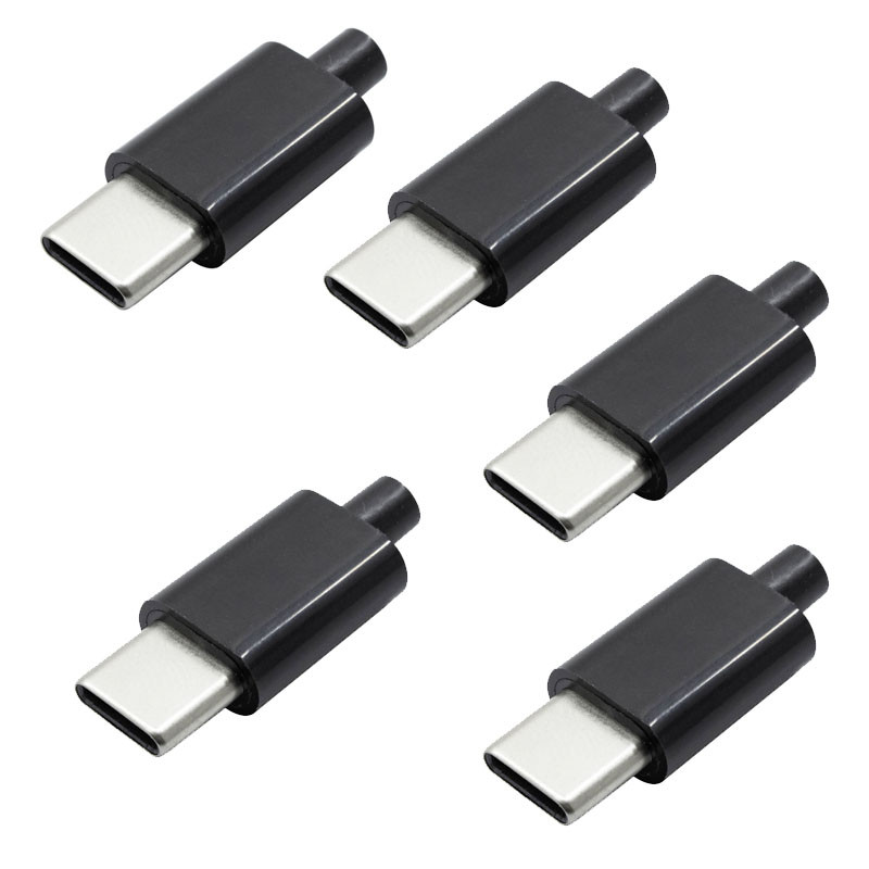 سوکت نری USB-C مدل 4PIN بسته 5 عددی