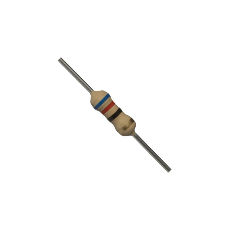 مقاومت 62 اهم 1/4 وات مدل 62R/1/4W بسته 50 عددی