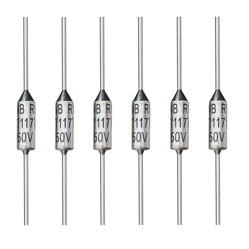 فیوز حرارتی مدل TF-10A-117D بسته 6 عددی