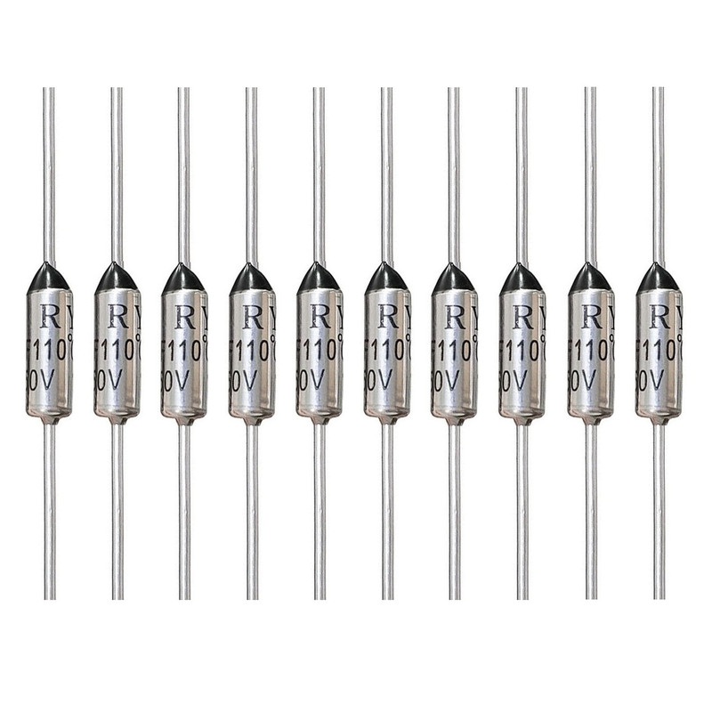 فیوز حرارتی مدل TF-10A-110D بسته 10 عددی