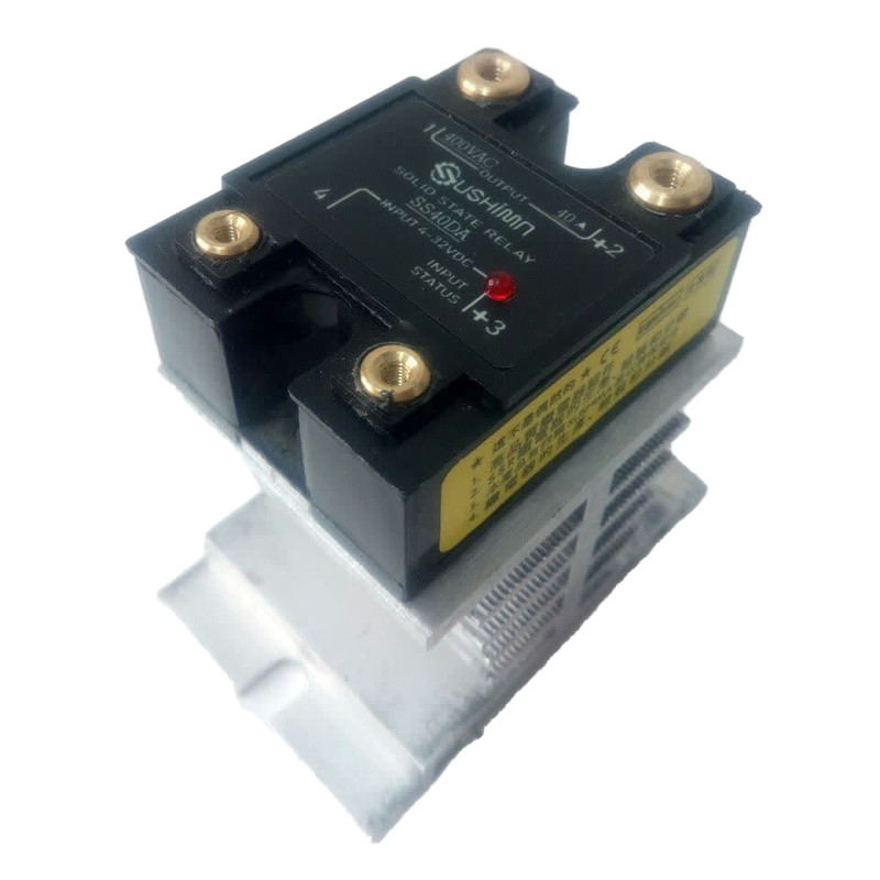 رله 80 امپر سوشیما مدل هیت سینگ دار SSR DC TO AC