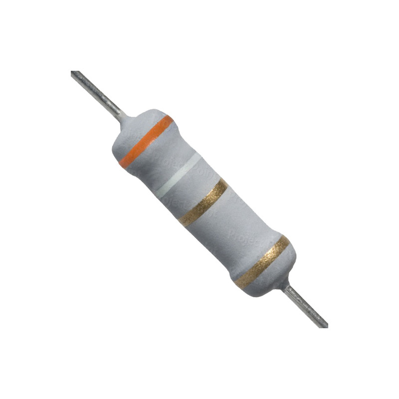 مقاومت 3.9اهم 1 وات کد 3.9R/1W بسته 30 عددی