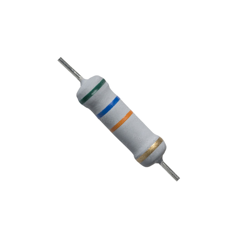 مقاومت 56 کیلو اهم 2 وات کد 56K/2W بسته 35 عددی