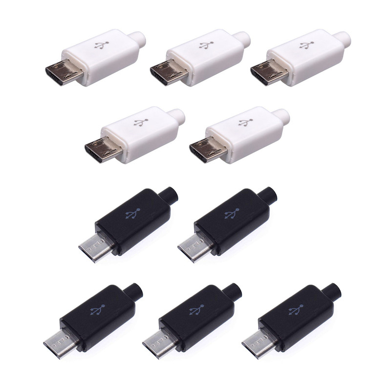 سوکت نری Micro USB مدل 5PIN بسته 10 عددی