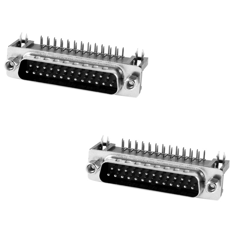 کانکتور سریال نری 25 پین مدل DB25-Right.Angle بسته 2 عددی
