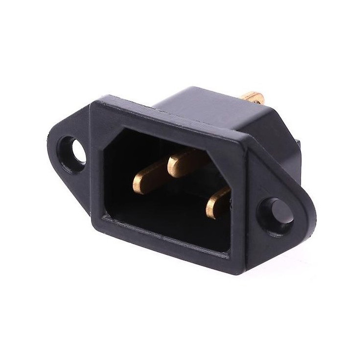 سوکت برق نری 3 پین مدل 16A-250V-Brass
