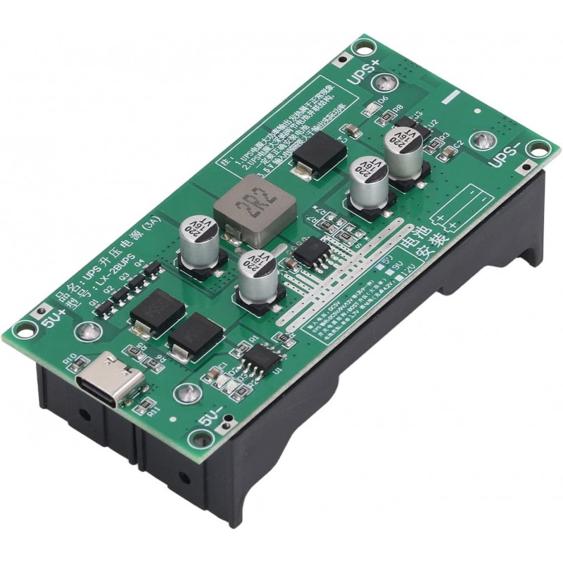 ماژول محافظ برق و شارژر باتری لیتیومی مدل LX-2BUPS