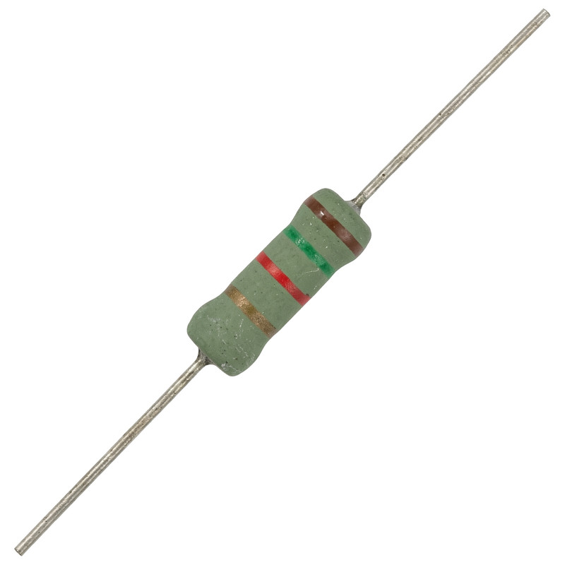 مقاومت 1.5 کیلو اهم 3 وات مدل 1.5K/3W بسته 50 عددی
