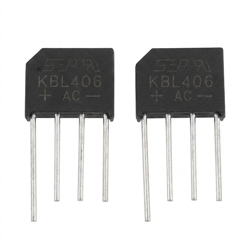 پل دیود مدل KBL406 بسته ۲ عددی