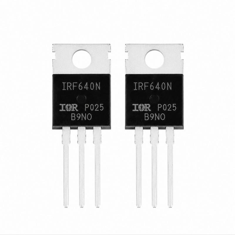 ماسفت مدل IRF640 پکیج TO-220 بسته ۲ عددی