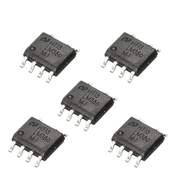 آی سی مدل LM386 SMD بسته 5 عددی