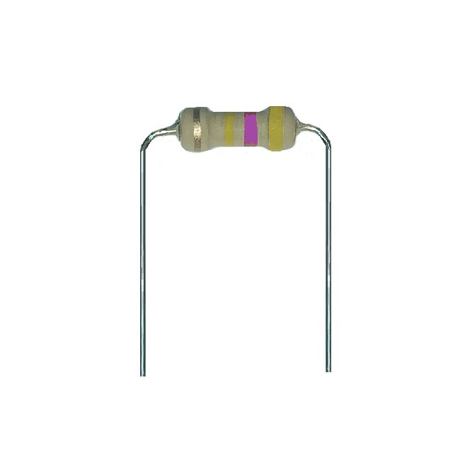 مقاومت 470 کیلو اهم مدل 470K-1/4W بسته 500 عددی