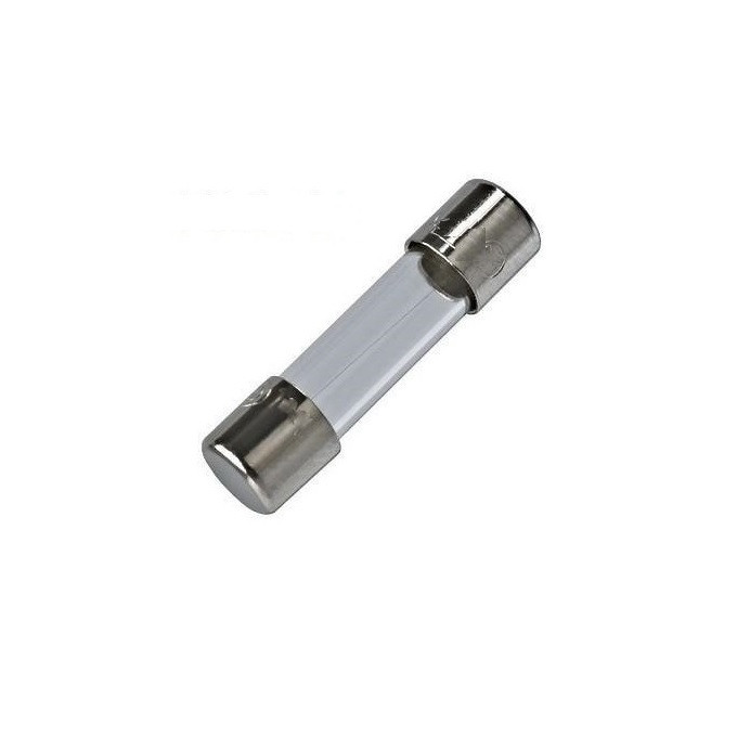 فیوز شیشه ای 6 آمپر مدل 2M-250V بسته 10 عددی
