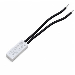 ترموسوئیچ حرارتی سیم دار NC 250V-5A 90C KSD9700