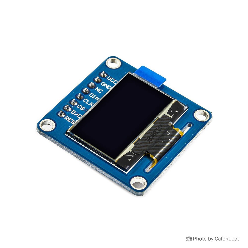 ماژول نمایشگر OLED سفید 0.96 اینچ دارای ارتباط I2C Address Select