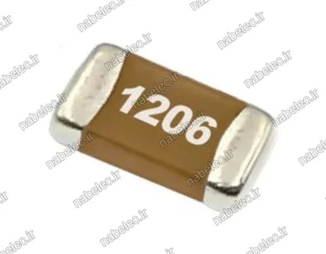 خازن 330nF SMD پکیج 1206