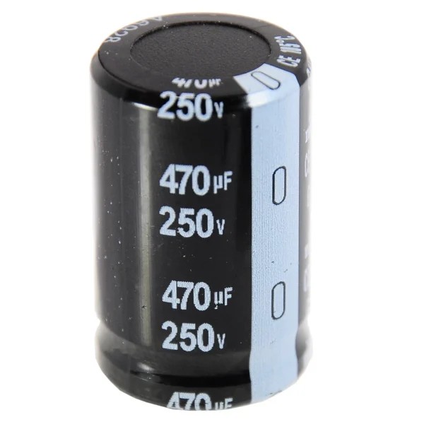 خازن الکترولیت 470mf 250v بسته 2 عددی