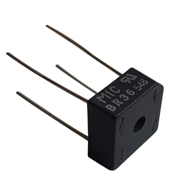 پل دیود 6A تایوانی 1000v مدل mp61 بسته 20 عددی
