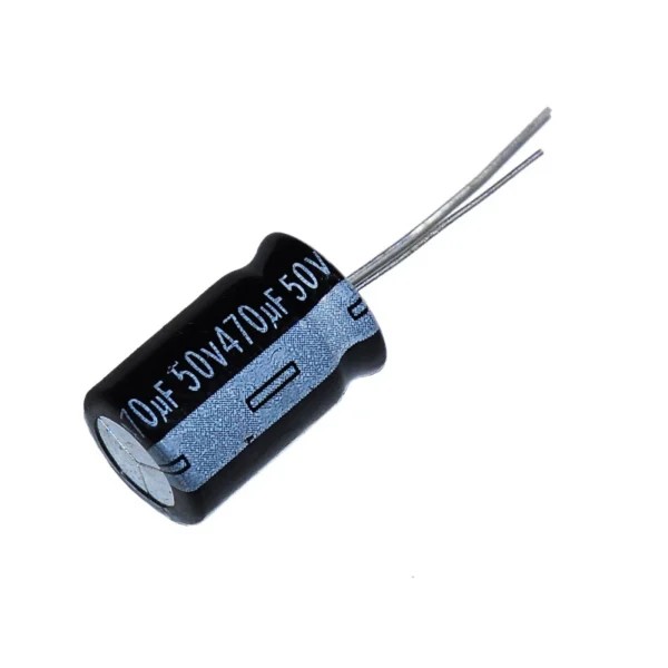 خازن الکترولیت 470mf 50v بسته 10 عددی