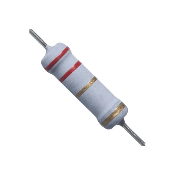 مقاومت 220 کیلو اهم 2 وات مدل 220K/2W بسته 25عددی