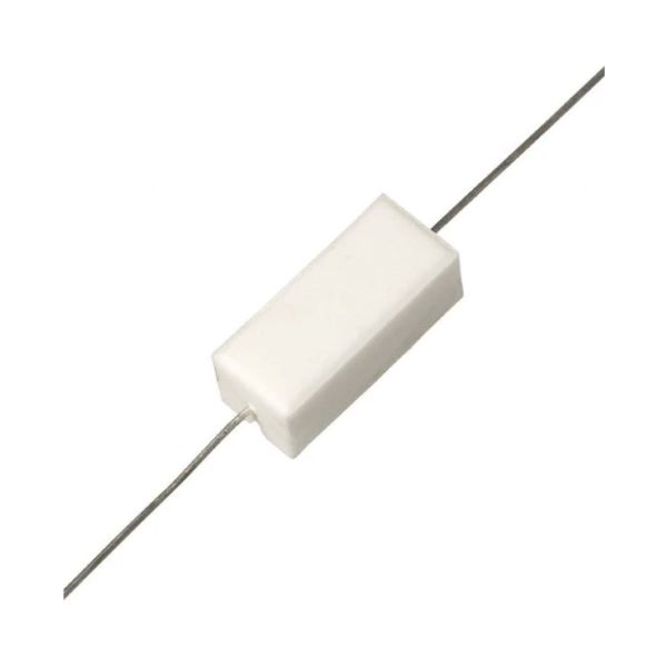 مقاومت آجری 10 اهم 5 وات کد 5W-10 بسته 5 عددی