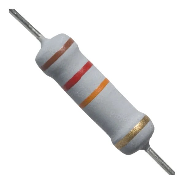 مقاومت 12 کیلو اهم 1 وات کد 12K/1W بسته 70 عددی