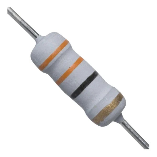 مقاومت 33 اهم 1 وات کد 33R/1W بسته 20عددی