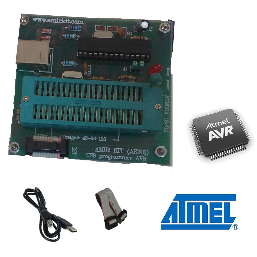پروگرامر میکروکنترلر AVR مدل usbASP AK101