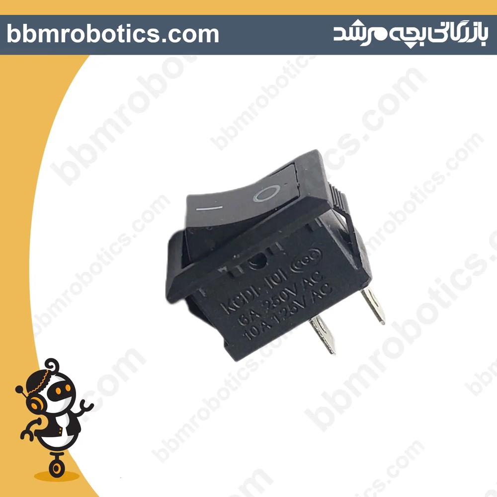کلید راکر دو حالته دو پین KCD1-101